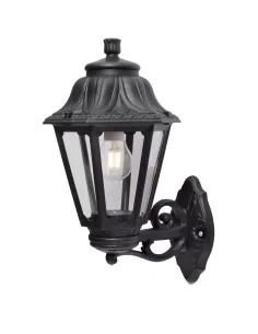 Fumagalli e26 131 000 Axe Bissorut Wandlaterne nach oben schwarz